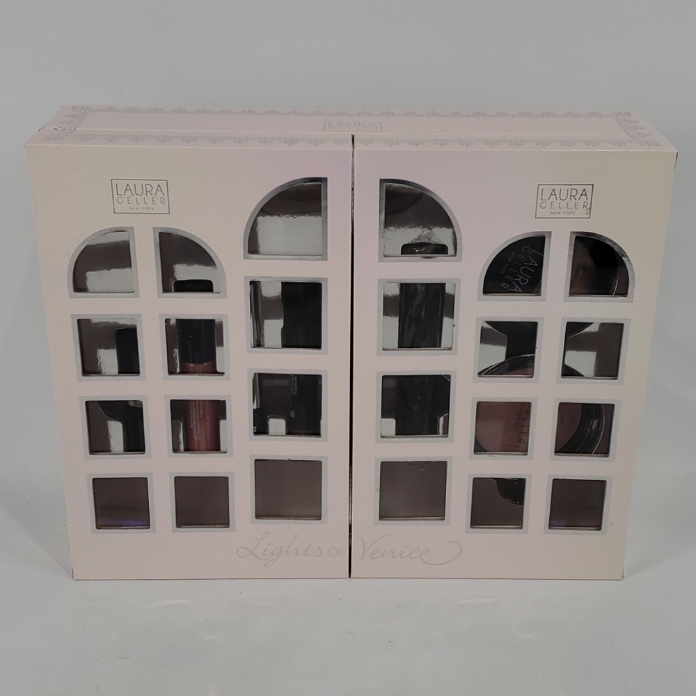 New Laura Geller Lights of Venice 8 Pc Make Up Set